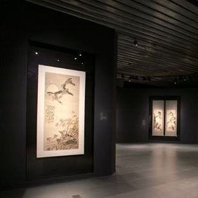 리움의 '조선말기회화전' 전시 디자인
