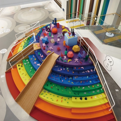 Different Ways to Enjoy Colors, Rainbow Stairs